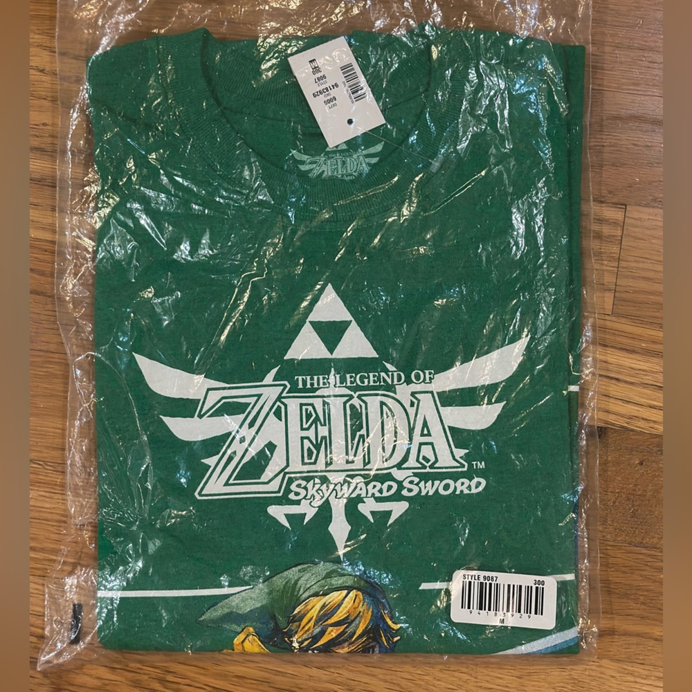 The Legend of Zelda Green Graphic Tee